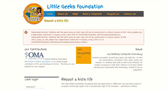 Desktop Screenshot of littlegeeks.org