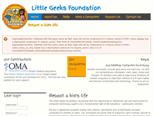 Tablet Screenshot of littlegeeks.org